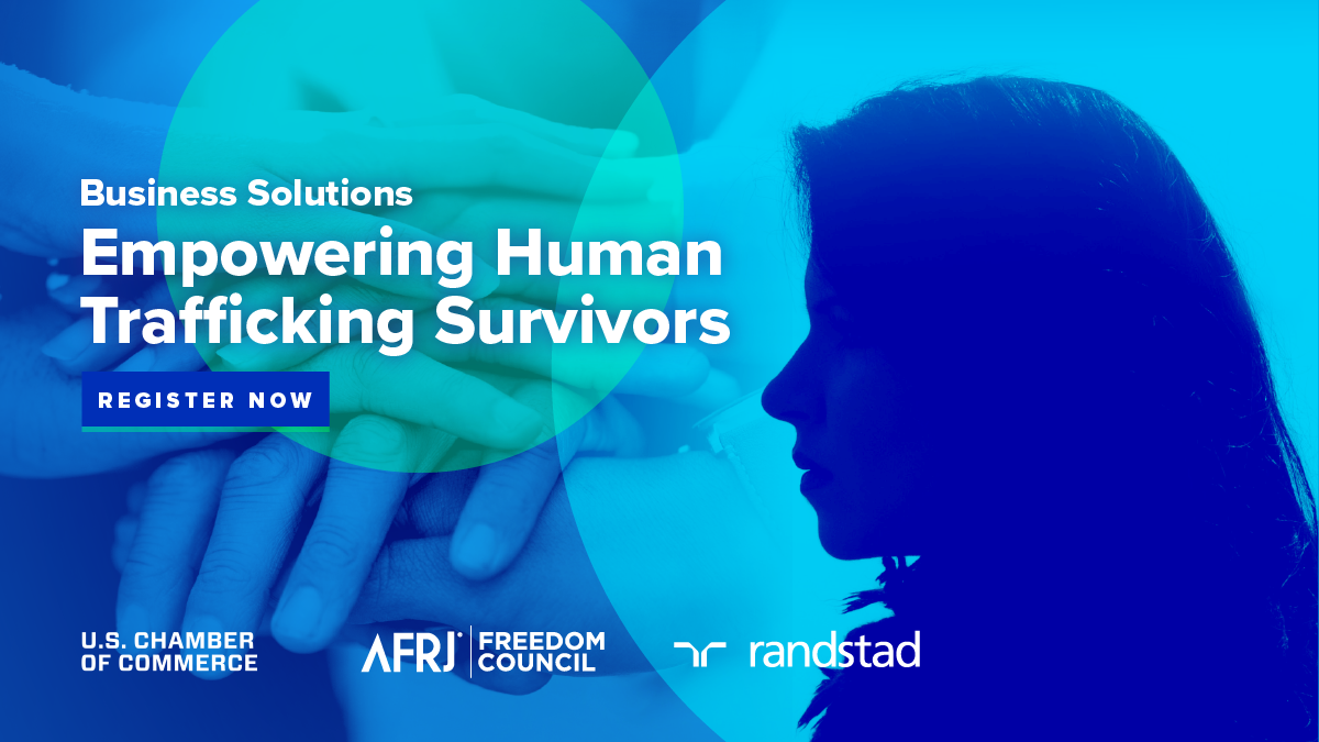 Register: Business Solutions: Empowering Trafficking Survivors