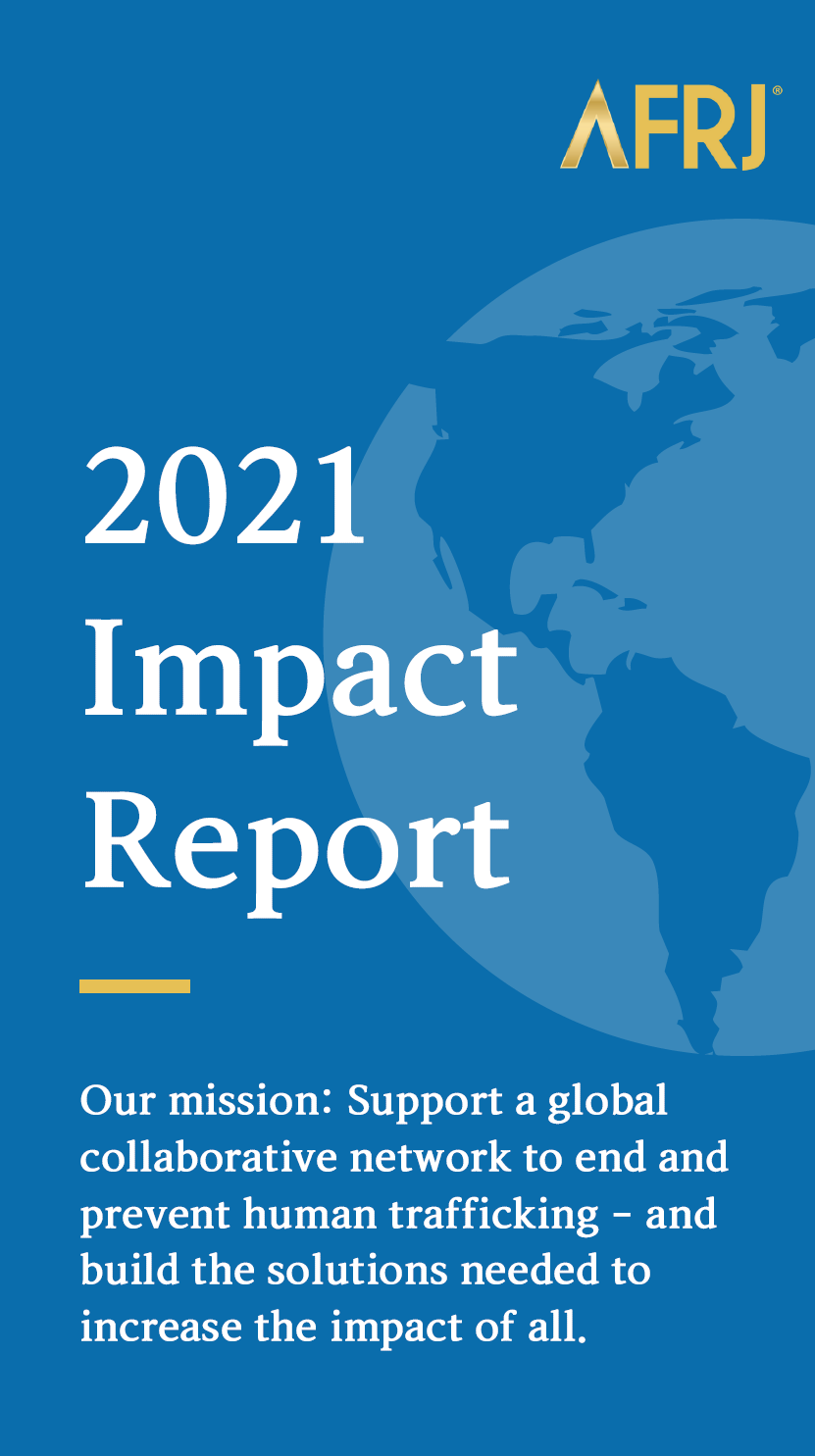 AFRJ 2021 Impact Report Cover